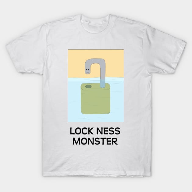 Lockness Monster T-Shirt by PiErigin